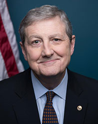 Official portrait of senator John Neely Kennedy